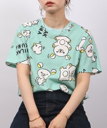 Rilakkuma 天竺 クルーネック 半袖Tシャツ
