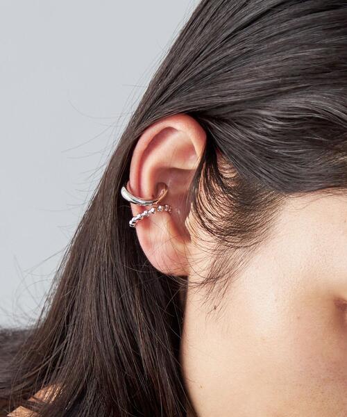 CITEN(シテン)の「<CITEN>2セット イヤーカフ【片耳】(イヤーカフ・レディース・シルバー/ゴールド・FREE)」の3枚目の写真