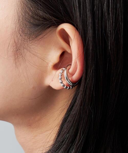 CITEN(シテン)の「<CITEN>2セット イヤーカフ【片耳】(イヤーカフ・レディース・シルバー/ゴールド・FREE)」の4枚目の写真