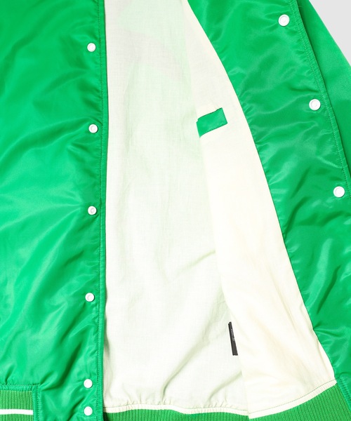 Palm Angels(パームエンジェルス)の「"DOUBY" LIGHT VARSITY JKT(スタジャン・メンズ・グリーン系その他・L)」の2枚目の写真