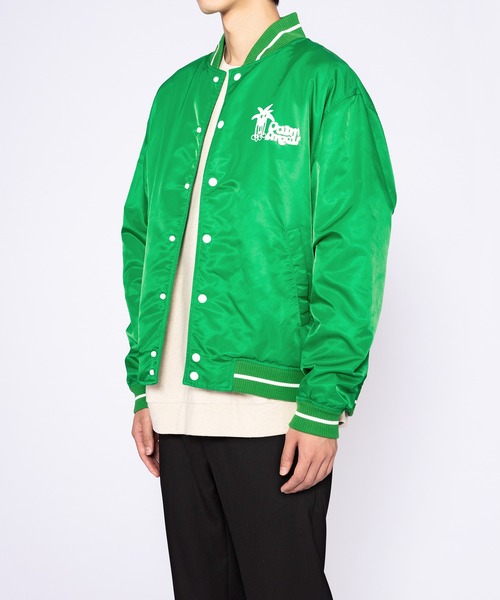 Palm Angels(パームエンジェルス)の「"DOUBY" LIGHT VARSITY JKT(スタジャン・メンズ・グリーン系その他・L)」の6枚目の写真