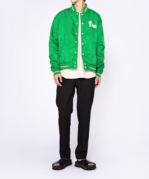 Palm Angels(パームエンジェルス)の「"DOUBY" LIGHT VARSITY JKT(スタジャン・メンズ・グリーン系その他・L)」の8枚目の写真