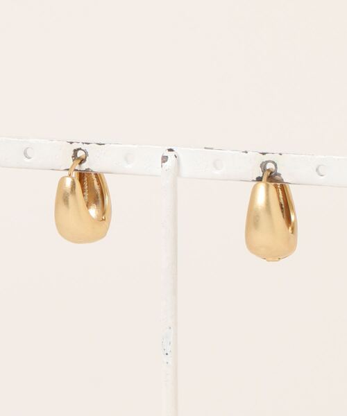 novice（ノーヴィス）の「【novice】Vintage Compact Oval Pierce（ピアス（両耳用）・レディース・シルバー/ゴールド・FREE）」の4枚目の写真