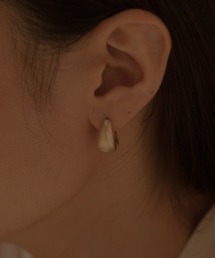 【novice】Vintage Compact Oval Pierce
