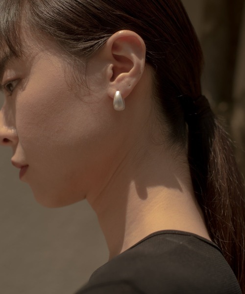 novice（ノーヴィス）の「【novice】Vintage Compact Oval Pierce（ピアス（両耳用）・レディース・シルバー/ゴールド・FREE）」の17枚目の写真