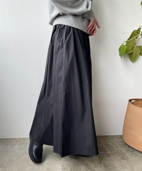 LOWRYS FARM（ローリーズファーム）の「ギャザーボリュームスカート　965145（スカート・レディース・アイボリー/ブラック/イエロー・FREE）」の7枚目の写真