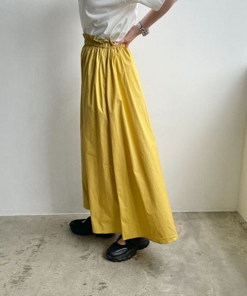 LOWRYS FARM（ローリーズファーム）の「ギャザーボリュームスカート　965145（スカート・レディース・アイボリー/ブラック/イエロー・FREE）」の10枚目の写真