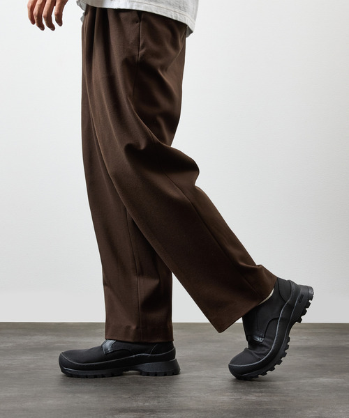 PADRONE（パドローネ）の「PADRONE パドローネ / FRONT GORE SHOES VIBRAM ビブラムソールフロントゴアシューズ 日本製 / PU8840-2004（スリッポン・メンズ・ブラック/ブラック系その他・40/41/42/43）」の4枚目の写真
