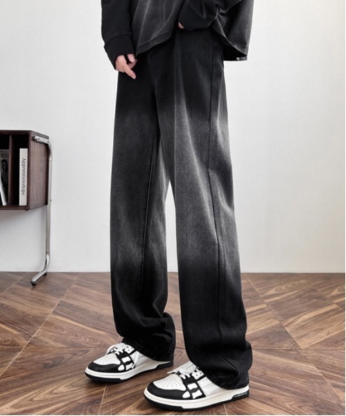 Burner(バーナー)の「【OKUOKU 0909】 デニムパンツ / グラデーション / ストレート oku-bottom-693464070655-36 U(デニムパンツ・メンズ・ブラック・L/M/S)」の1枚目の写真