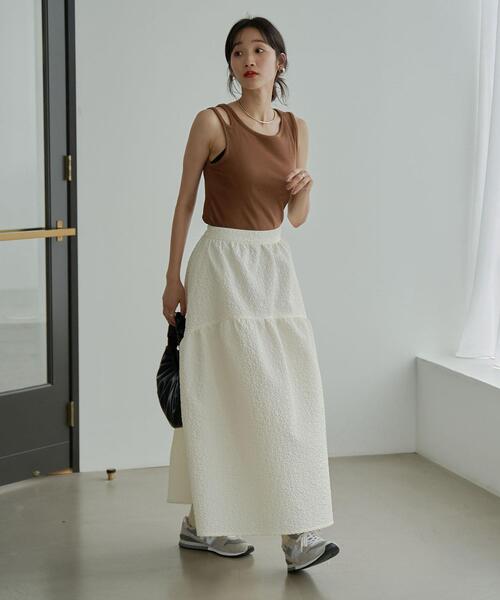 coen（コーエン）の「ショルダーデザインタンクトップ（タンクトップ・レディース・ブラック/ホワイト/ブラウン・M/L）」の15枚目の写真