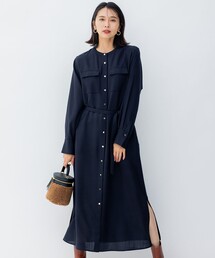 23区 S｜ニジュウサンクチイサイサイズのシャツワンピース（ブルー