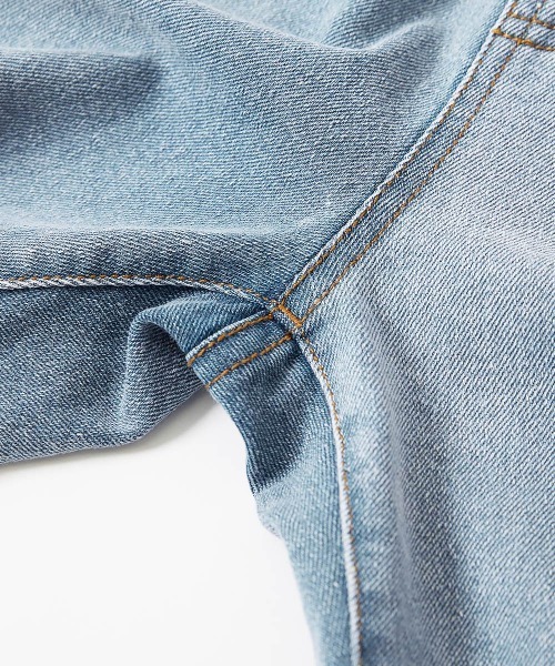 devirock(デビロック)の「楽デニム ルーズタックパンツ(デニムパンツ・キッズ・ネイビー/ブルー系9/ブラック・130cm/140cm/150cm/160cm/100cm/110cm/120cm)」の18枚目の写真