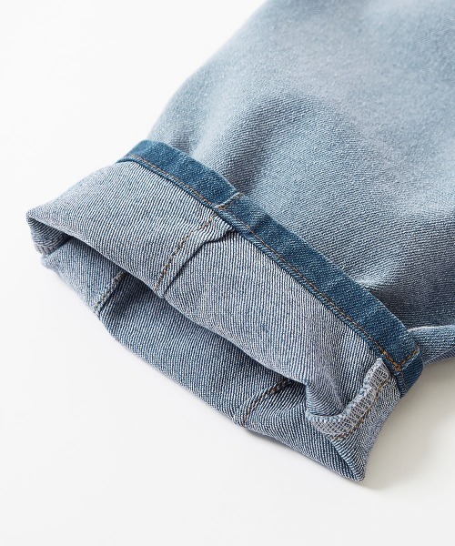 devirock(デビロック)の「楽デニム ルーズタックパンツ(デニムパンツ・キッズ・ネイビー/ブルー系9/ブラック・130cm/140cm/150cm/160cm/100cm/110cm/120cm)」の19枚目の写真