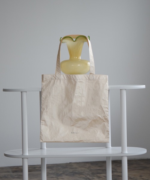 Amiur（エミレ）の「Amiur polish tote bag（トートバッグ・レディース・クリーム・FREE）」の4枚目の写真