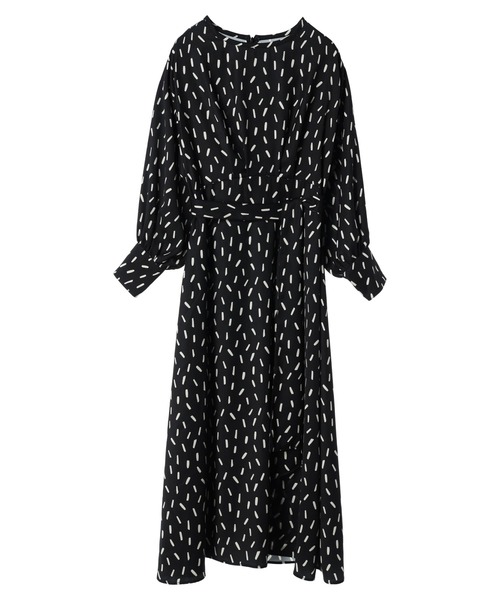 armonia（アルモニーア）の「a.　スクエアドットプリントタックワンピース（ワンピース・レディース・アイボリー/ブラック/イエロー・FREE）」の21枚目の写真