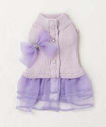 KALINA（カリーナ）の「KALINA 裾オーガンジーワンピース（ペットウェア）」