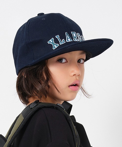 XLARGE KIDS(エクストララージキッズ)の「カレッジロゴキャップ(キャップ・キッズ・ブラック/カーキ/ネイビー・S(48-52cm)/M(52-56cm))」の20枚目の写真