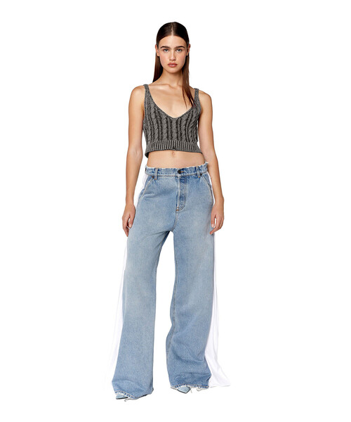 DIESEL（ディーゼル）の「レディース ニット トップス キャミソール（キャミソール・レディース・ライトグリーン/ピンク/グレー・SMALL/MEDIUM/X-SMALL）」の14枚目の写真