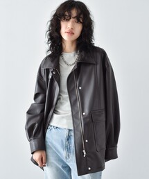 CODE A | CODE A ｜ faux leather blouson(ブルゾン)