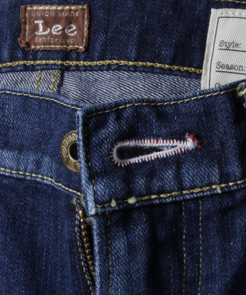 Lee（リー）の「LEE x SEVESKIG x AMERICAN RAG CIE テーパードデニムパンツ【WEB限定】（デニムパンツ・メンズ・インディゴブルー・31inch/30inch/32inch/29inch/28inch/33inch/27/26）」の9枚目の写真