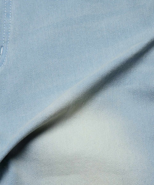 LANVIN en Bleu（ランバンオンブルー）の「ハイストレッチ バックパイル スキニーデニム（デニムパンツ・メンズ・ライトインディゴブルー/ライトグレー・46/52/48/50）」の15枚目の写真