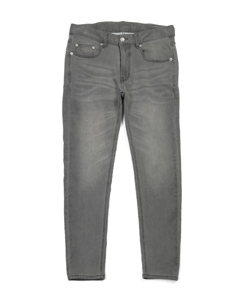 LANVIN en Bleu（ランバンオンブルー）の「ハイストレッチ バックパイル スキニーデニム（デニムパンツ・メンズ・ライトインディゴブルー/ライトグレー・46/52/48/50）」の9枚目の写真