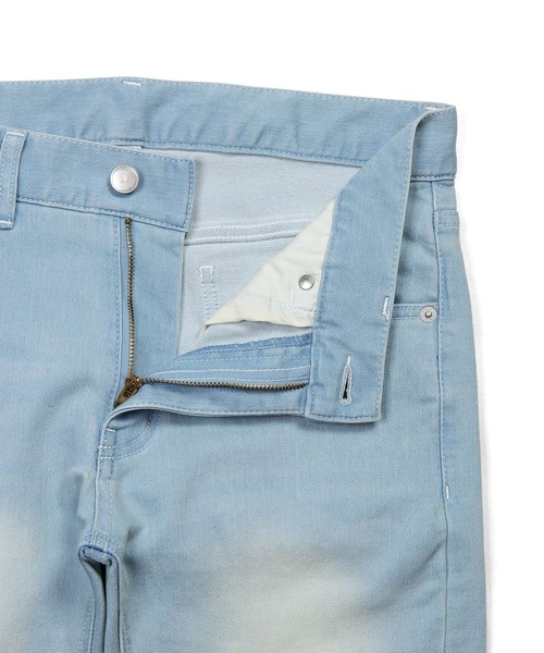 LANVIN en Bleu（ランバンオンブルー）の「ハイストレッチ バックパイル スキニーデニム（デニムパンツ・メンズ・ライトインディゴブルー/ライトグレー・46/52/48/50）」の11枚目の写真