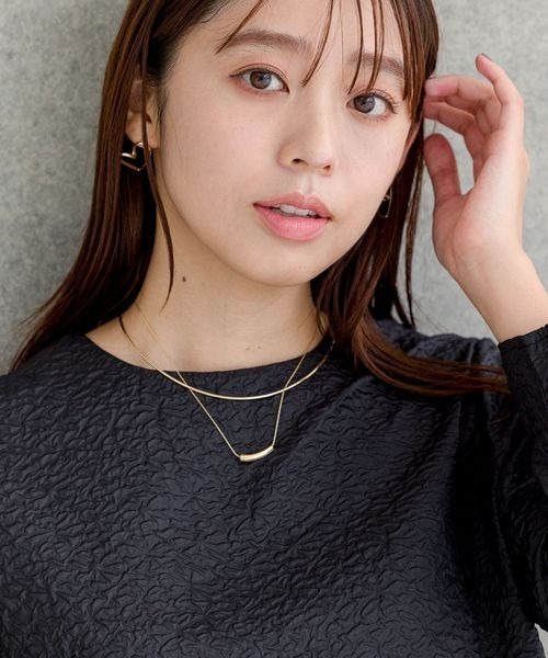 mysty woman（ミスティウーマン）の「2連チョーカー 980283（ネックレス・レディース・ゴールド/シルバー・FREE）」の2枚目の写真