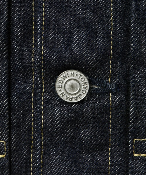 EDWIN エドウィン 505ZX リジッド デニムジャケット Gジャン