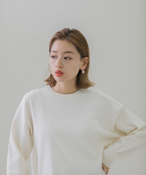 URBAN RESEARCH Sonny Label（アーバンリサーチサニーレーベル）の「ウォッシャブルウォームクルーネックニットプルオーバー（ニット/セーター・レディース・ホワイト系その他/ブラック/グレー/ミント・FREE）」の5枚目の写真