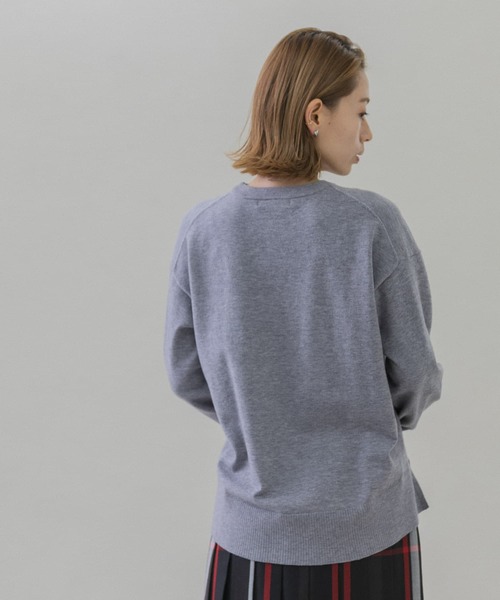 URBAN RESEARCH Sonny Label（アーバンリサーチサニーレーベル）の「ウォッシャブルウォームクルーネックニットプルオーバー（ニット/セーター・レディース・ホワイト系その他/ブラック/グレー/ミント・FREE）」の19枚目の写真