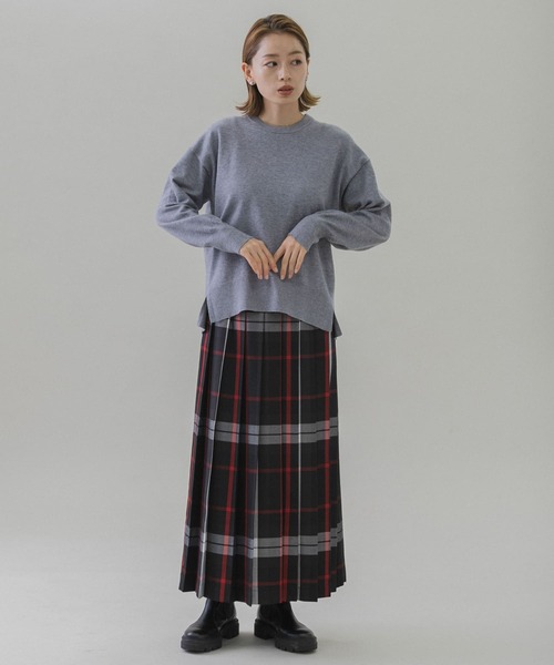 URBAN RESEARCH Sonny Label（アーバンリサーチサニーレーベル）の「ウォッシャブルウォームクルーネックニットプルオーバー（ニット/セーター・レディース・ホワイト系その他/ブラック/グレー/ミント・FREE）」の20枚目の写真