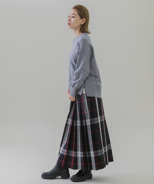 URBAN RESEARCH Sonny Label（アーバンリサーチサニーレーベル）の「ウォッシャブルウォームクルーネックニットプルオーバー（ニット/セーター・レディース・ホワイト系その他/ブラック/グレー/ミント・FREE）」の21枚目の写真