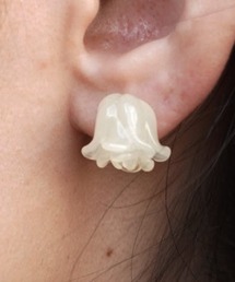 ROSE&GRAIN pierces　ローズピアス・一粒ピアス 2ピースセット