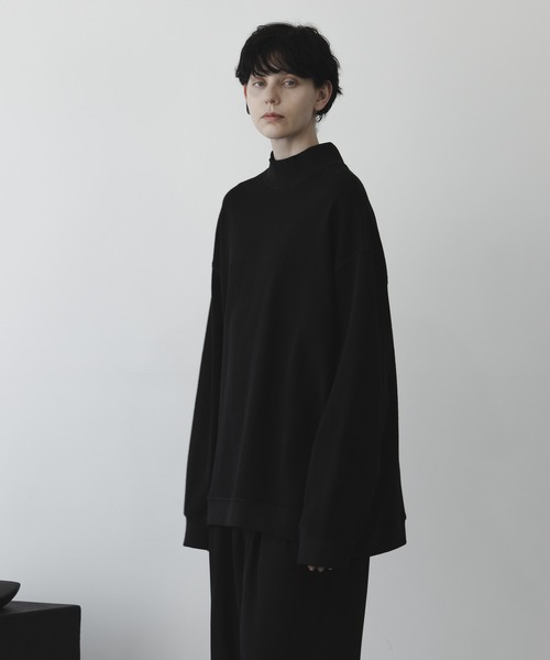 remer（リメール）の「loose 2WAY reversible mock neck sweat