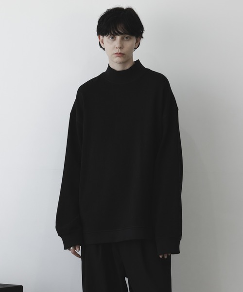 remer(リメール)の「loose 2WAY reversible mock neck sweat / ルーズ2WAYリバーシブルモックネックスウェット(スウェット・メンズ・アッシュグレー/ブラック・SMALL/MEDIUM/LARGE)」の9枚目の写真