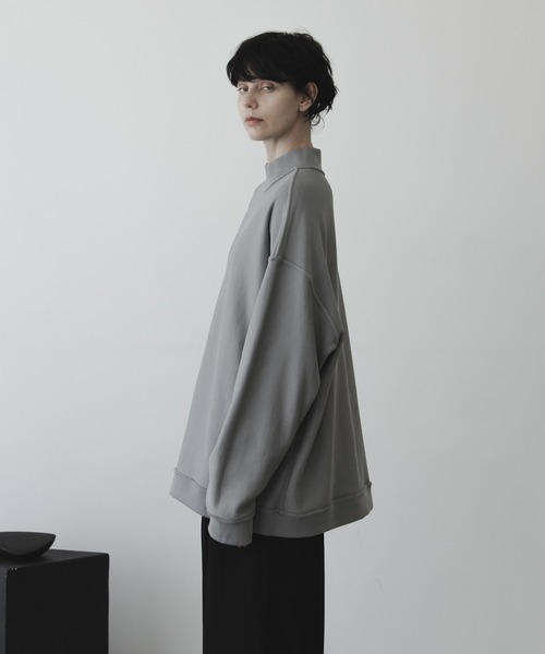 remer(リメール)の「loose 2WAY reversible mock neck sweat / ルーズ2WAYリバーシブルモックネックスウェット(スウェット・メンズ・アッシュグレー/ブラック・SMALL/MEDIUM/LARGE)」の17枚目の写真