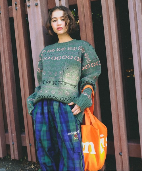 Mister Green（ミスターグリーン）の「Mister Green Round Tote / Grow Pot - Medium ミスターグリーン（トートバッグ・メンズ・オレンジ/ナチュラル・FREE）」の12枚目の写真