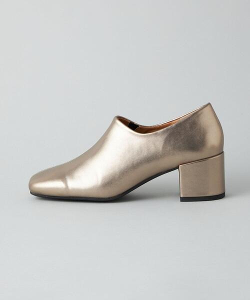 CITEN（シテン）の「＜CITEN＞スクエア ヒール パンプス（パンプス・レディース・ブラック/シルバー・23cm/24cm/24.5cm/23.5cm）」の3枚目の写真