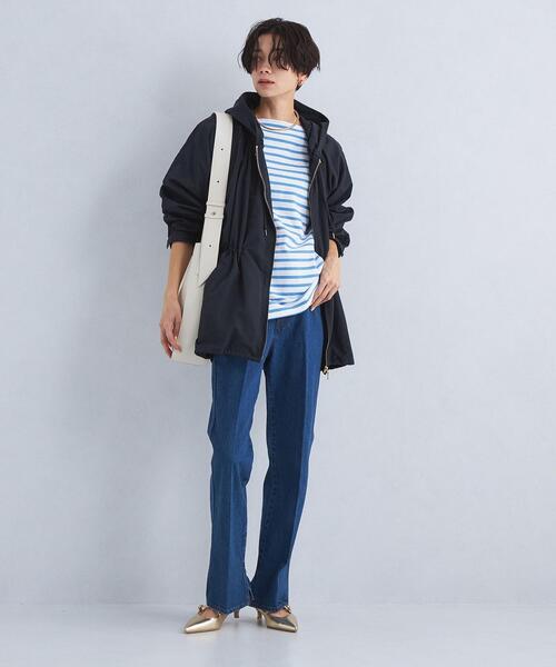 【とも】ギャザーフードブルゾン撥水 M UNITED ARROWS green label relaxing ［size SHORTあり］撥水