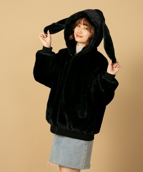 エコファー ジャケット 秋冬もこもこ ファーコート コート アウター ファー ジャケット エコファー