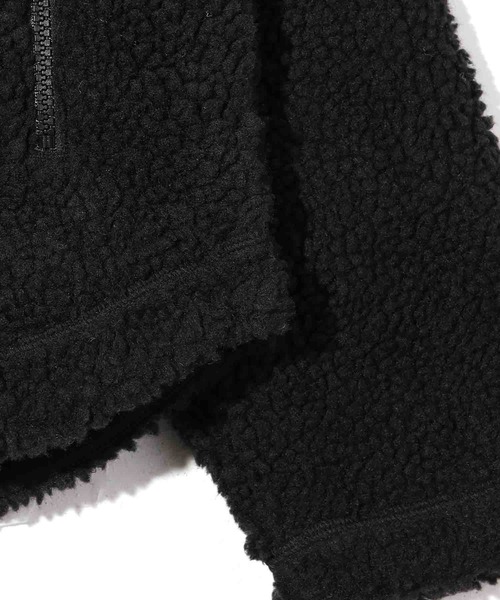 X-girl（エックスガール）の「STAND COLLAR BOA JACKET（ブルゾン・レディース・ホワイト/ブラック・MEDIUM/SMALL）」の9枚目の写真