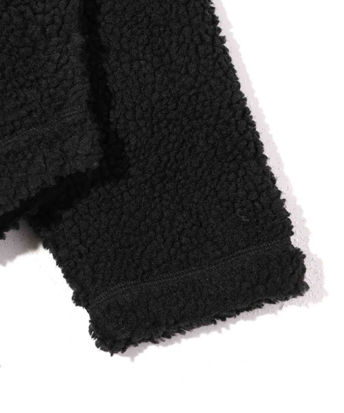 X-girl（エックスガール）の「STAND COLLAR BOA JACKET（ブルゾン・レディース・ホワイト/ブラック・MEDIUM/SMALL）」の10枚目の写真