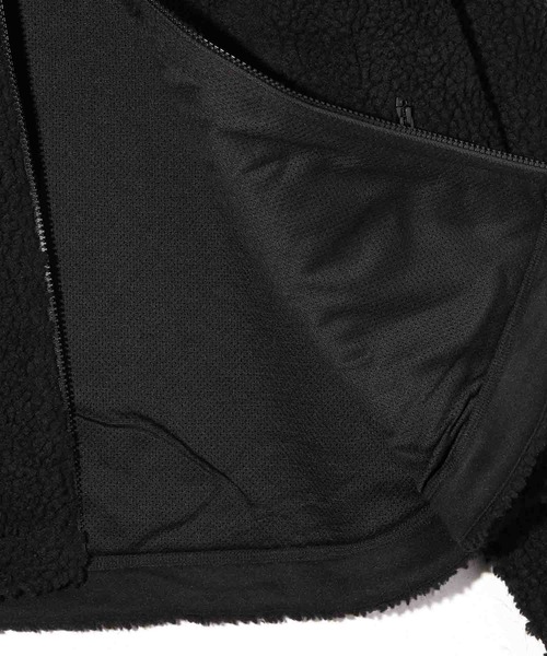 X-girl（エックスガール）の「STAND COLLAR BOA JACKET（ブルゾン・レディース・ホワイト/ブラック・MEDIUM/SMALL）」の12枚目の写真