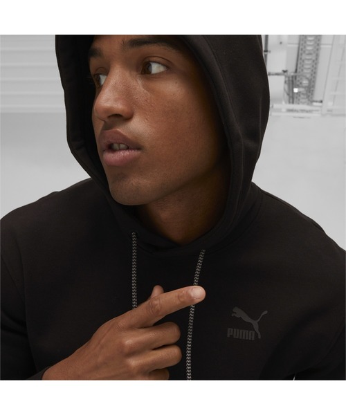 PUMA(プーマ)の「PUMA プーマ メンズ CLASSICS ユーティリティ ストーム フーディ(スウェット・メンズ・ブラック/カーキ・X-LARGE/X-SMALL/SMALL/LARGE/MEDIUM)」の6枚目の写真