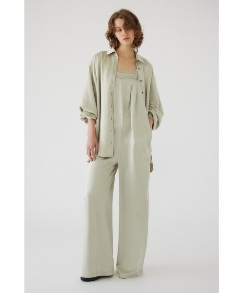 サロペット・オーバーオール・オールインワン RIM.ARK Satin slacks all in one RIM.ARK（リムアーク）の「Satin slacks all in one サテン