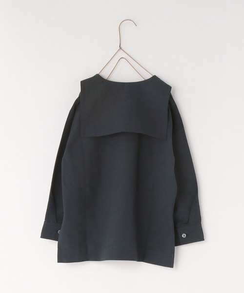 LOWRYS FARM（ローリーズファーム）の「セーラーシャツロングスリーブ　102285（シャツ/ブラウス・キッズ・ホワイト/ネイビー・110cm/120cm/130cm/140cm/150cm）」の3枚目の写真