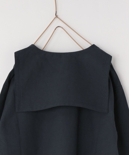 LOWRYS FARM（ローリーズファーム）の「セーラーシャツロングスリーブ　102285（シャツ/ブラウス・キッズ・ホワイト/ネイビー・110cm/120cm/130cm/140cm/150cm）」の9枚目の写真