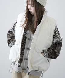 improves | ナイロンワッシャー エコダウン ミリタリーベスト(ダウンベスト)