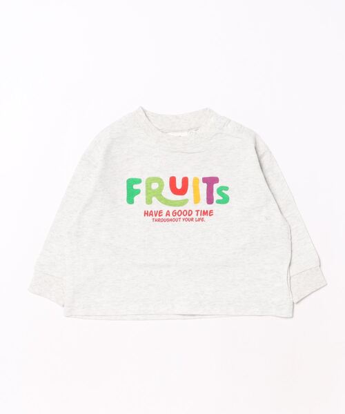 FRUIT OF THE LOOM（フルーツオブザルーム）の「【FRUIT OF THE LOOM】プリントロンT（80～160cm）（Tシャツ/カットソー・キッズ・チャコール/杢グレー・120/110/100/95/90/80/160/150/140/130）」の11枚目の写真